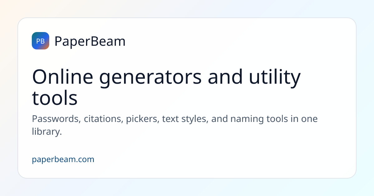 Text Styles Tools | PaperBeam | PaperBeam